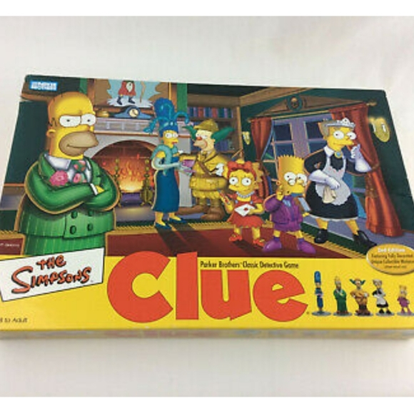 Parker Brothers Other - The Simpsons Clue Game